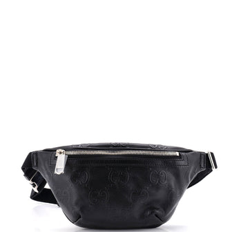Gucci Belt Bag GG Embossed Perforated Leather Small