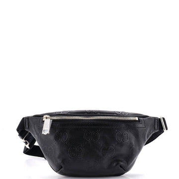 Gucci Belt Bag GG Embossed Perforated Leather Small