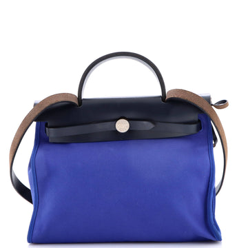 Hermes Herbag Zip Leather and Toile 31