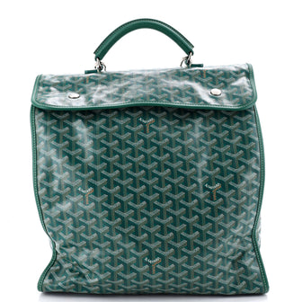 Goyard Saint Leger Briefcase Backpack Coated Canvas