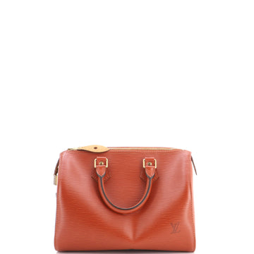 Louis Vuitton Speedy Handbag Epi Leather 25
