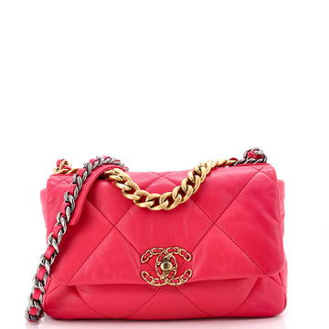 Chanel 19 Flap Bag Quilted Leather Medium