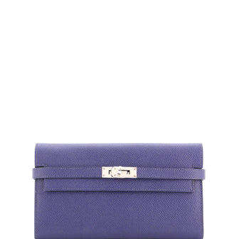 Hermes Kelly Wallet Verso Epsom Long