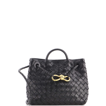 Bottega Veneta Andiamo Top Handle Bag Intrecciato Nappa Small