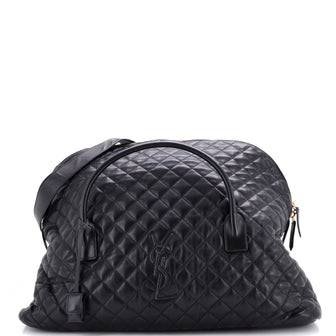 Saint Laurent ES Giant Travel Bag Quilted Leather