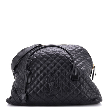 Saint Laurent ES Giant Travel Bag Quilted Leather