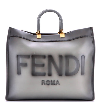 Fendi Sunshine Shopper Tote Leather Large