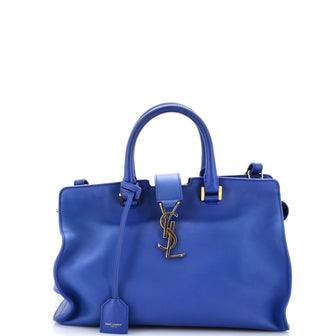 Saint Laurent Monogram Cabas Leather Small