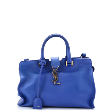 Saint Laurent Monogram Cabas Leather Small