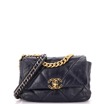 Chanel 19 Flap Bag Quilted Leather Medium