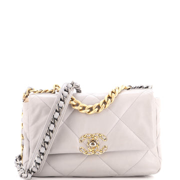 Chanel 19 Flap Bag Quilted Leather Medium