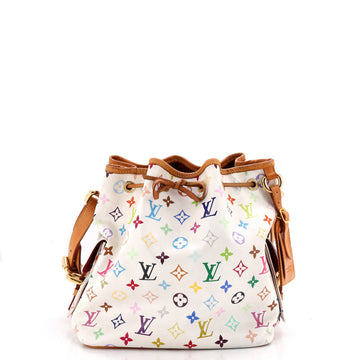 Louis Vuitton Petit Noe Handbag Monogram Multicolor