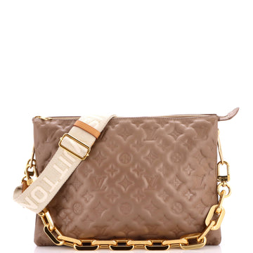 Louis Vuitton Coussin Bag Monogram Embossed Lambskin MM