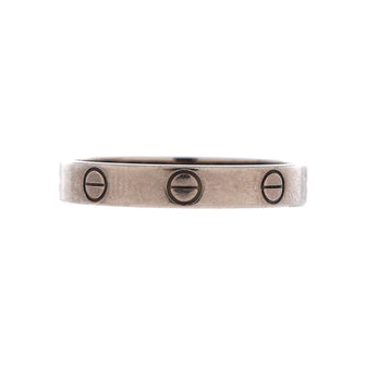 Cartier Love Wedding Band Ring 18K White Gold