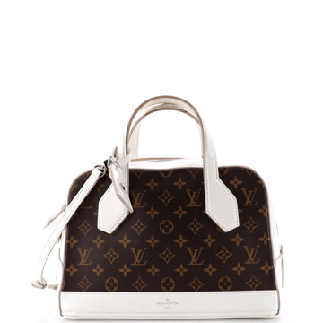 Louis Vuitton Dora Handbag Monogram Canvas and Calfskin PM