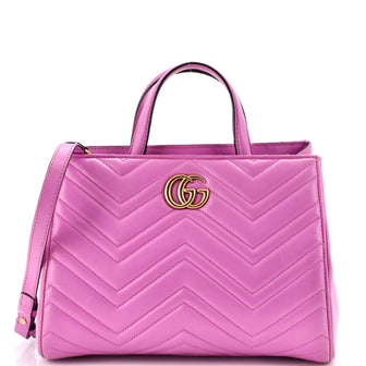 Gucci GG Marmont Tote Matelasse Leather Small
