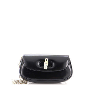 Gucci Bamboo Night Chain Clutch Leather Small