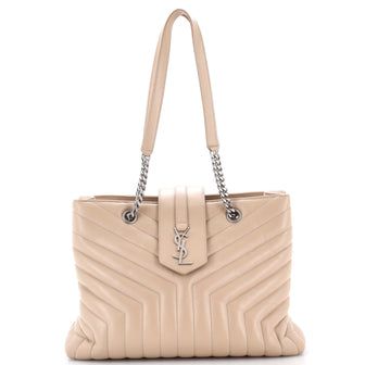 Saint Laurent LouLou Tote Matelasse Chevron Leather Large