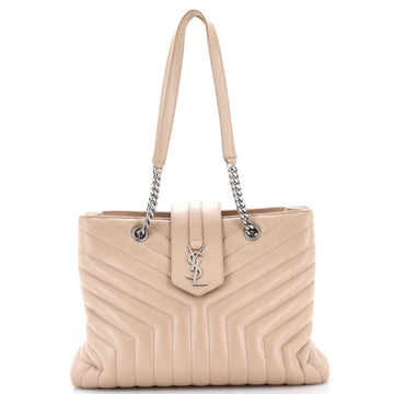 Saint Laurent LouLou Tote Matelasse Chevron Leather Large