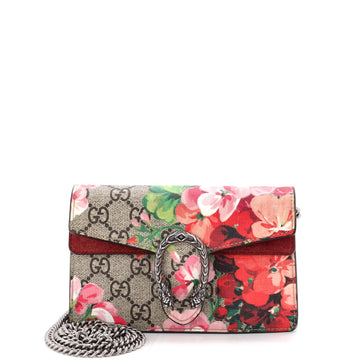 Gucci Dionysus Bag Blooms Print GG Coated Canvas Super Mini