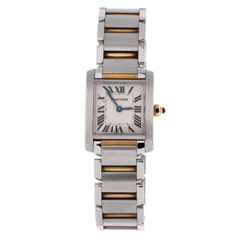 Cartier Tank Francaise Quartz Watch Stainless Steel and Yellow Gold 20