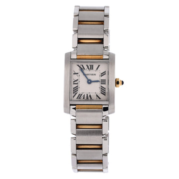 Cartier Tank Francaise Quartz Watch Stainless Steel and Yellow Gold 20