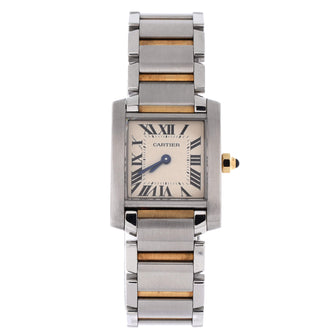 Cartier Tank Francaise Quartz Watch Stainless Steel and Yellow Gold 20