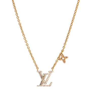 Louis Vuitton LV Iconic Necklace Metal with Crystals