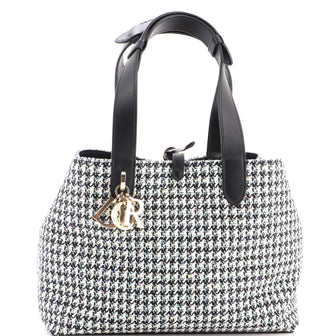 Christian Dior Toujours Tote Bag Sequin Embellished Tweed Medium