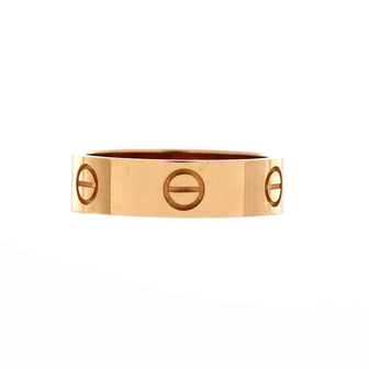 Cartier Love Band Ring 18K Yellow Gold