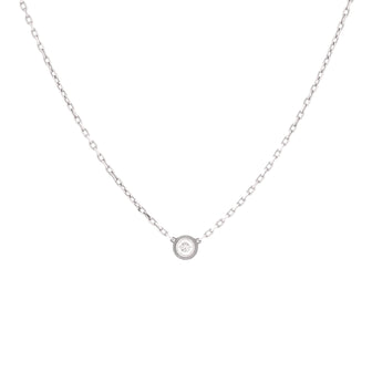 Cartier Cartier D'Amour Pendant Necklace 18K White Gold with Diamond Small