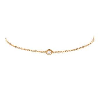 Cartier D'Amour Bracelet 18K Yellow Gold and Diamond Small