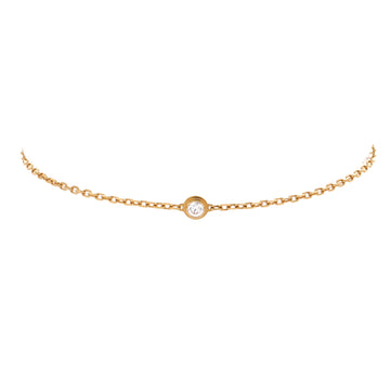 Cartier D'Amour Bracelet 18K Yellow Gold and Diamond Small
