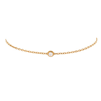 Cartier D'Amour Bracelet 18K Yellow Gold and Diamond Small