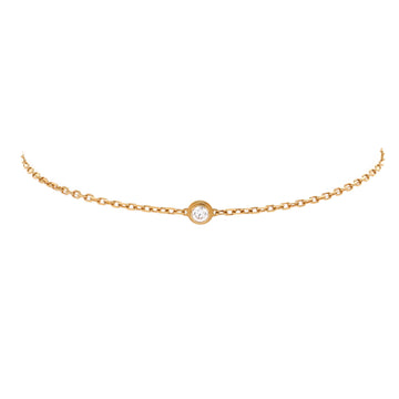 Cartier D'Amour Bracelet 18K Yellow Gold and Diamond Small