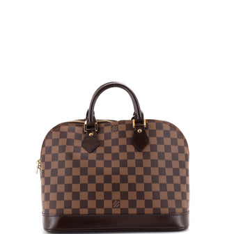 Louis Vuitton Vintage Alma Handbag Damier PM