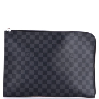 Louis Vuitton Zip Around Pochette Jour Damier Graphite GM