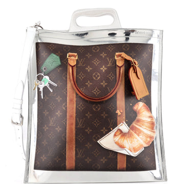 Louis Vuitton Freezer Sac Plat Bag Printed Mirror Coated Canvas