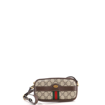 Gucci Ophidia Crossbody Bag GG Coated Canvas Mini