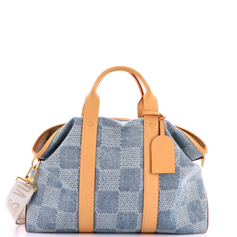Louis Vuitton Weekend Tote NM Damier 3D Denim