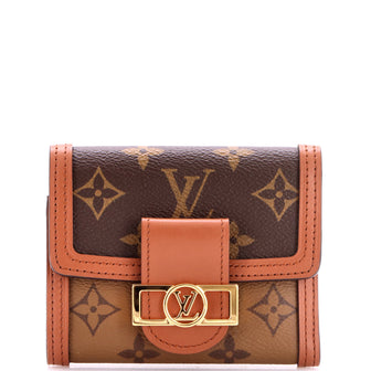 Louis Vuitton Dauphine Wallet Reverse Monogram Canvas Compact