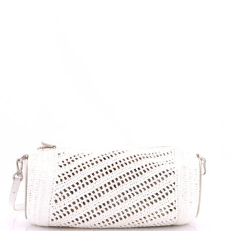 Loewe Paula's Ibiza Bracelet Pouch Raffia with Leather