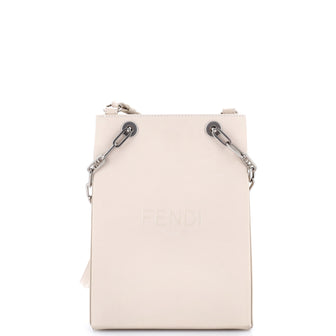 Fendi Chain Shopping Tote Leather Small
