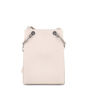 Fendi Chain Shopping Tote Leather Small