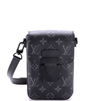 Louis Vuitton S Lock Vertical Wearable Wallet Monogram Eclipse Canvas
