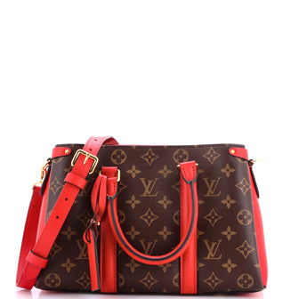 Louis Vuitton Soufflot Tote Monogram Canvas with Leather BB