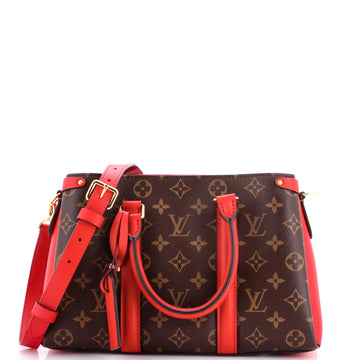 Louis Vuitton Soufflot Tote Monogram Canvas with Leather BB