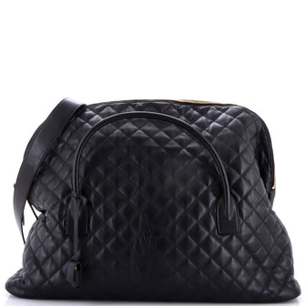 Saint Laurent ES Giant Travel Bag Quilted Leather