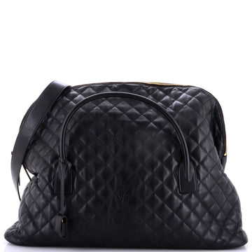 Saint Laurent ES Giant Travel Bag Quilted Leather