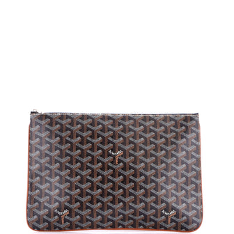 Goyard Senat Zip Pouch Coated Canvas MM